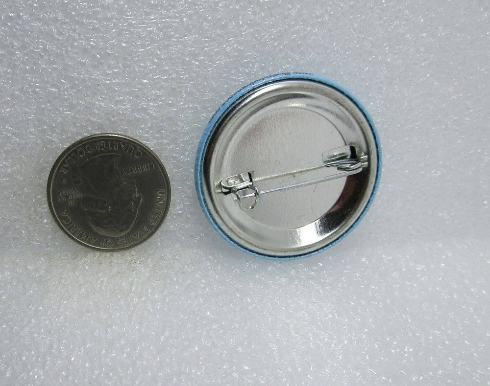 Team Hugh Twitchy Button Pin