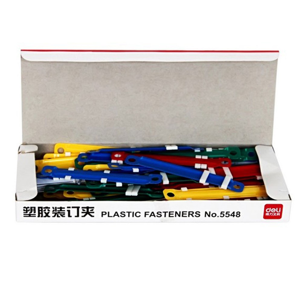 50 Sets Office Colorful Plastic Binding Fastener File Document Paper School