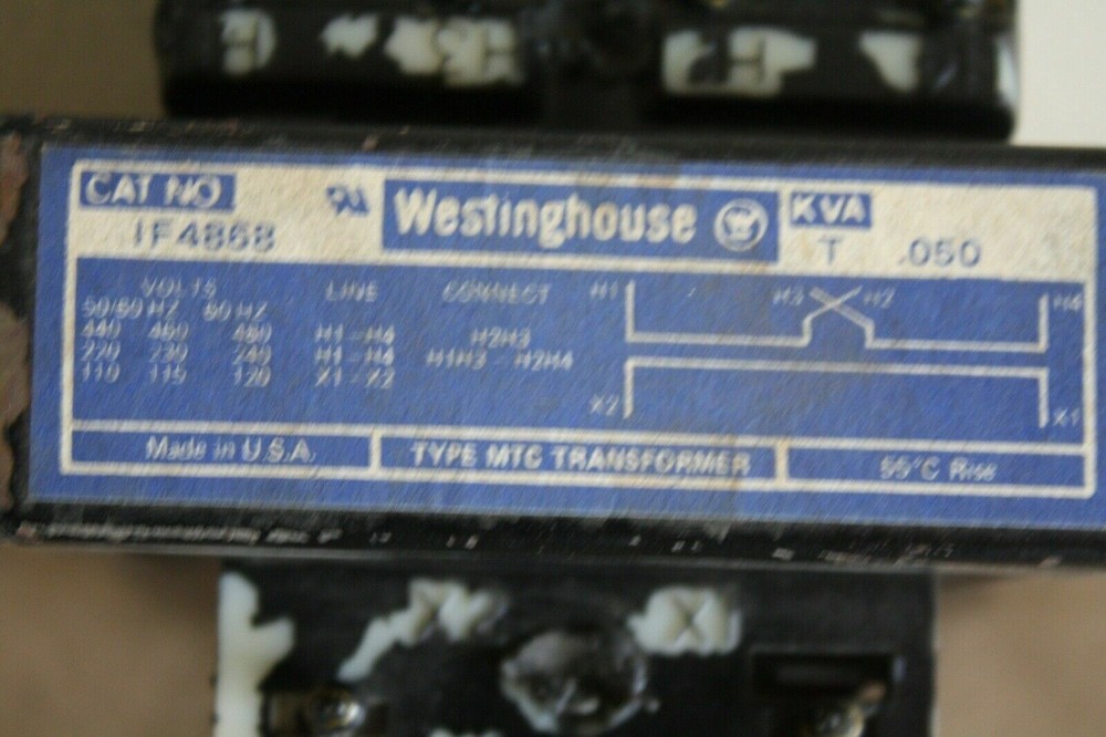 WESTINGHOIUSE IF4868 MTC TRANSFORMER