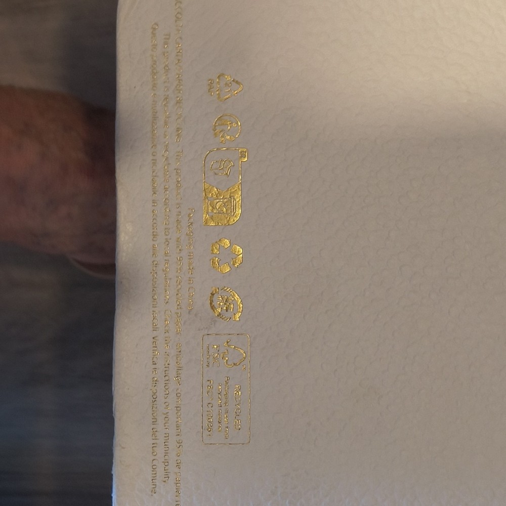 Dior White Rectangular Gift Box with Branded Tissue Paper