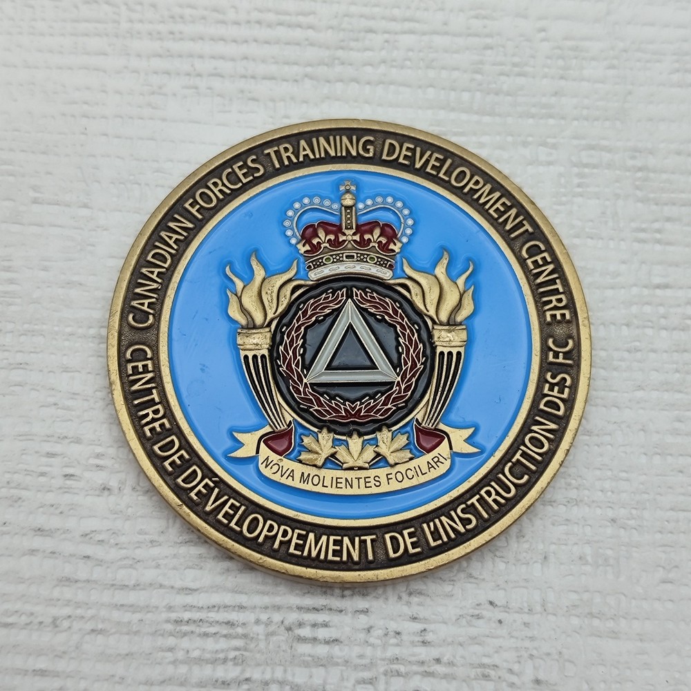 Canadian Forces Training Development Centre Fostering New Methods Challenge Coin