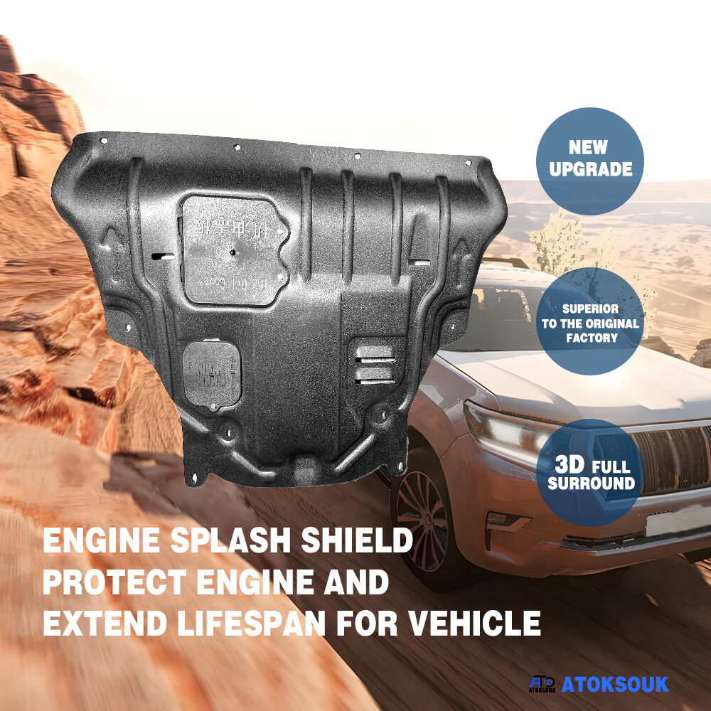 Thick Engine Splash Shield For Jeep Cherokee 2014-2018 Front Engine Guard Hard
