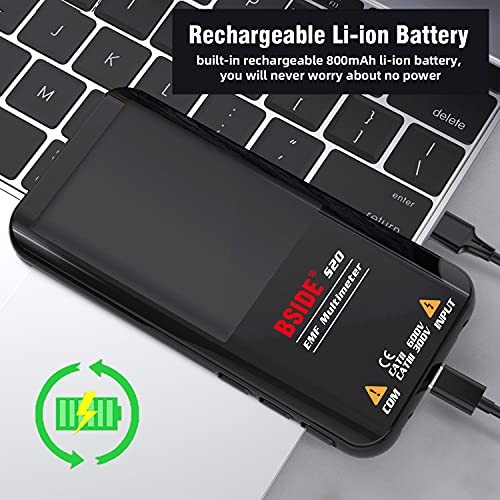 BSIDE Multimeter & Voltage Tester Kit, Rechargeable S20 with Voltage Detector
