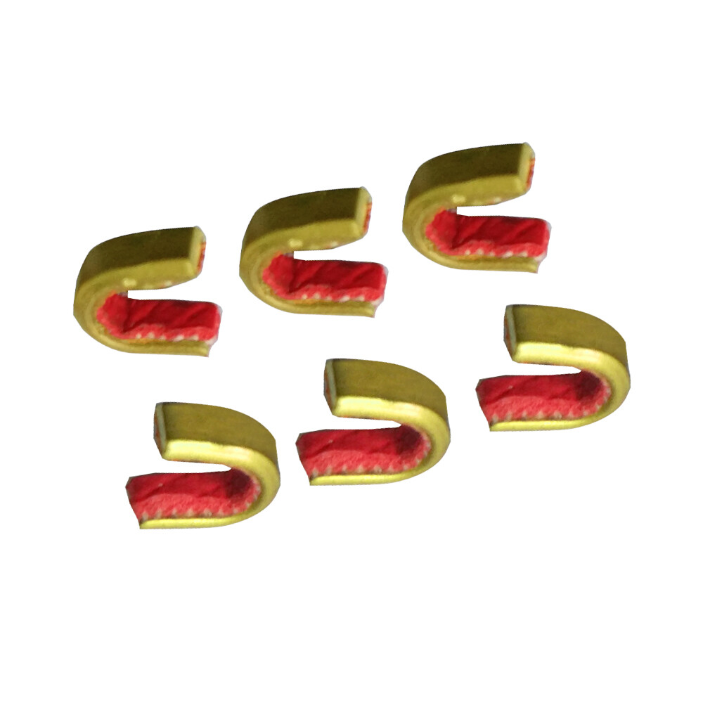 6X Archery String Nocking Points Brass Buckle Clips Nock Bow String Protector US