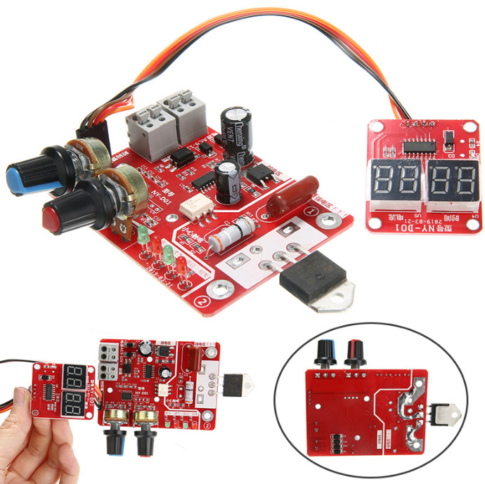 NY-D01 40A Spot Welder Machine Time Control Digital Display Controller Module