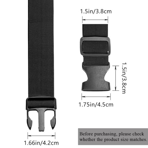 Fanny Pack Belt Extender Adjustable Elastic Strap, Extender Belt - 1.5 inches