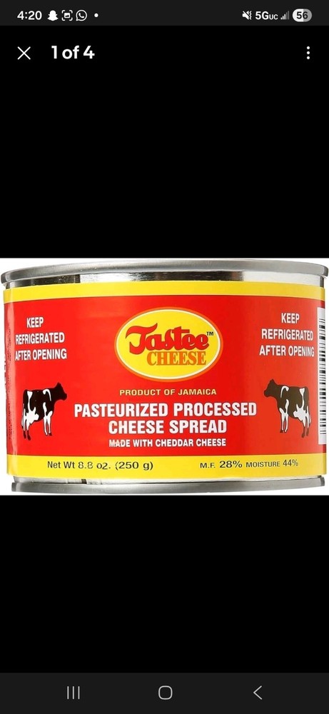 Jamaican Tastee Cheese  250g