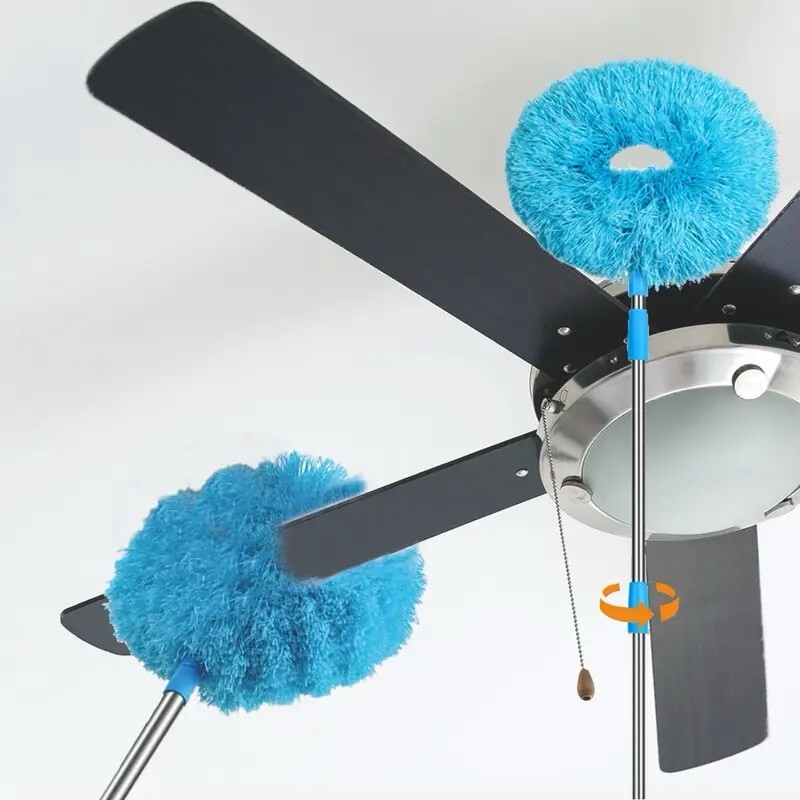 Ceiling Fan Duster Reusable Microfiber Extendable Pole!