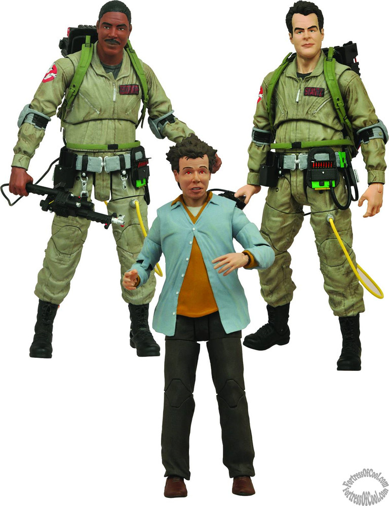 GHOSTBUSTERS SELECT SERIES 1 LOUIS ACTION FIGURE - SEALED IN PACKAGE