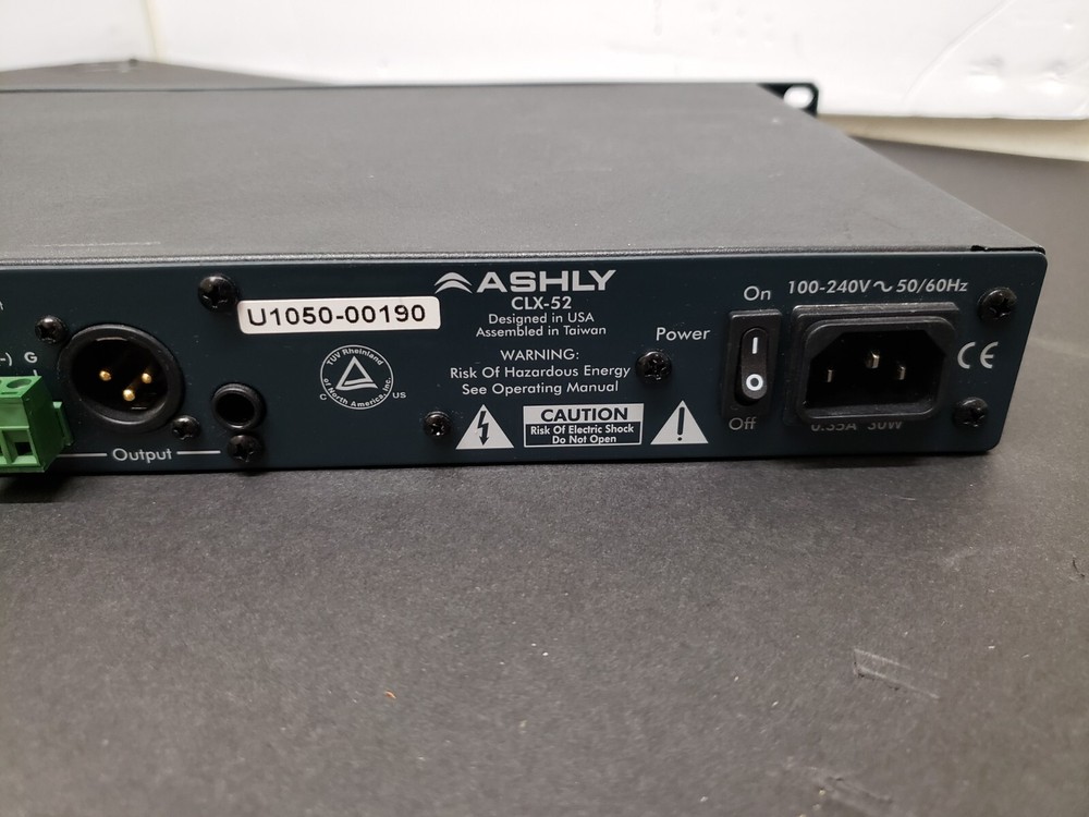 Ashly CLX-52 Dynamic Range Compressor/LIMITER *READ DESC*