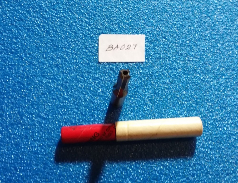 JOHNSON CARBIDE 6.20 MM (.2441) 4 FLUTE SOLID CARBIDE REAMER,