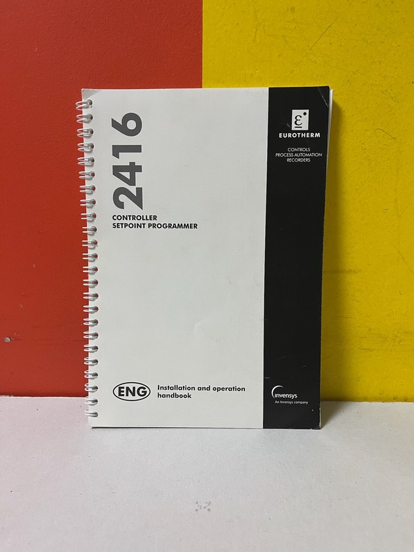 Eurotherm 2416 Controller Installation and Operation Handbook