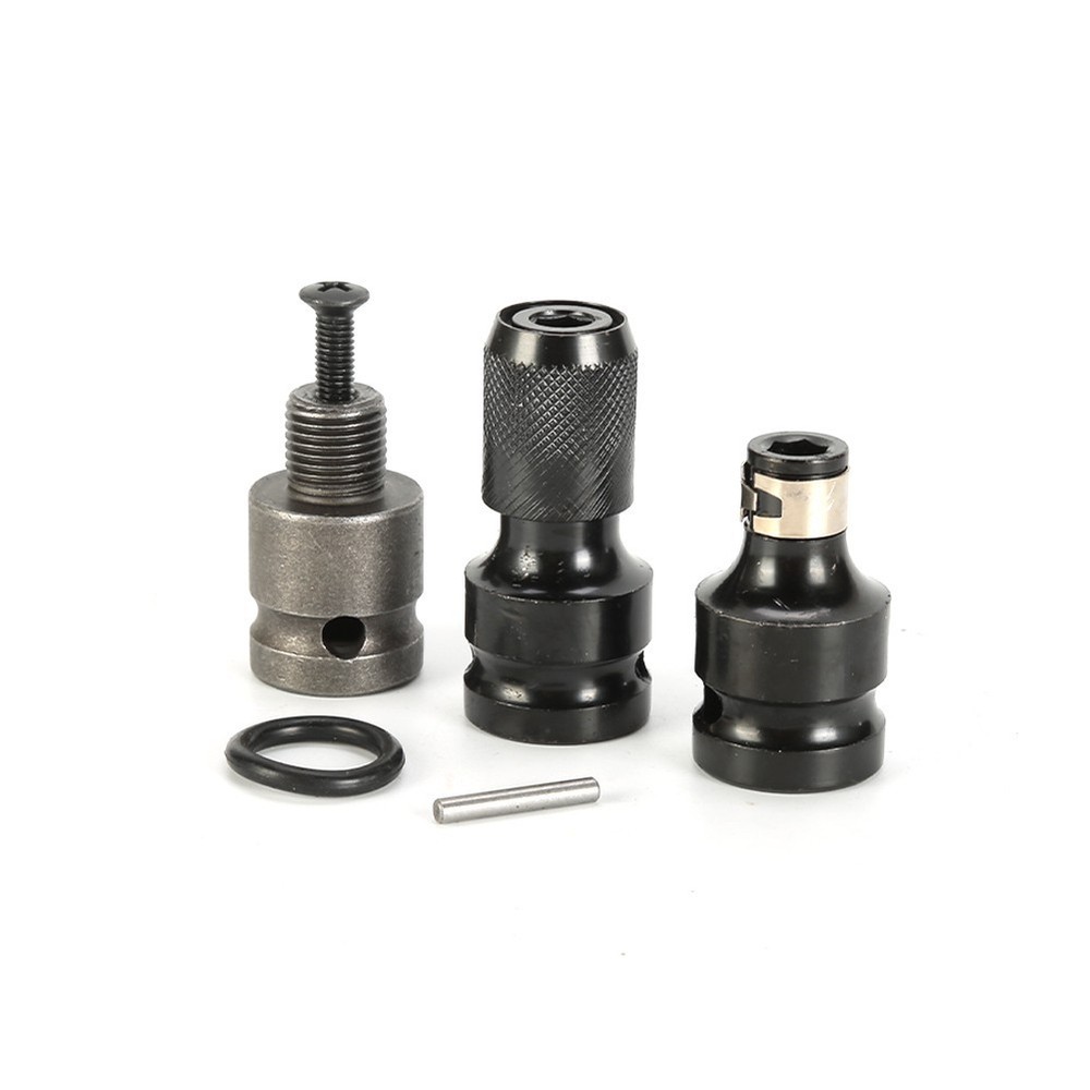 Hex Socket Adapter Quick Release Converter Socket Adapter Black/Silver