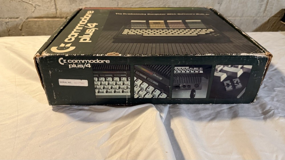 WORKING Commodore Plus/4 In Box With PSU Manuals Retro Vintage Computer Tested