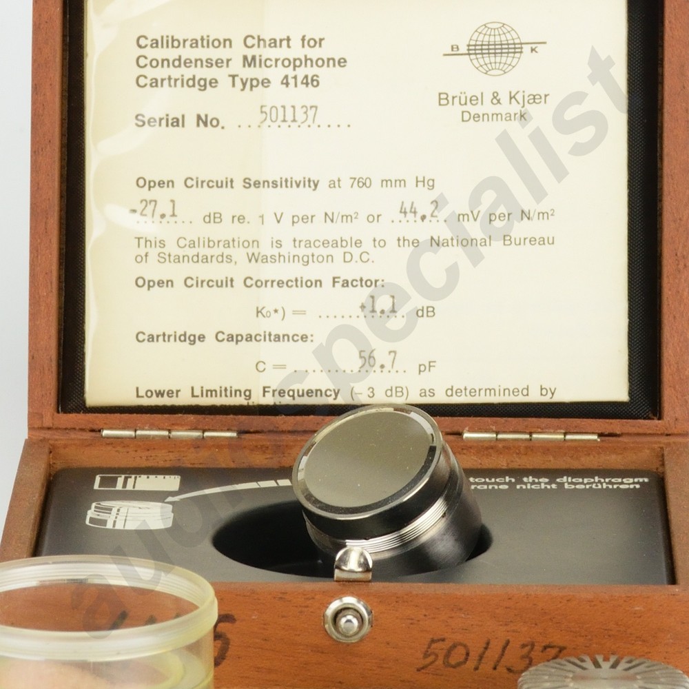 Bruel & Kjaer 4146 Infrasound Low Frequency Measuring Microphone - TESTED