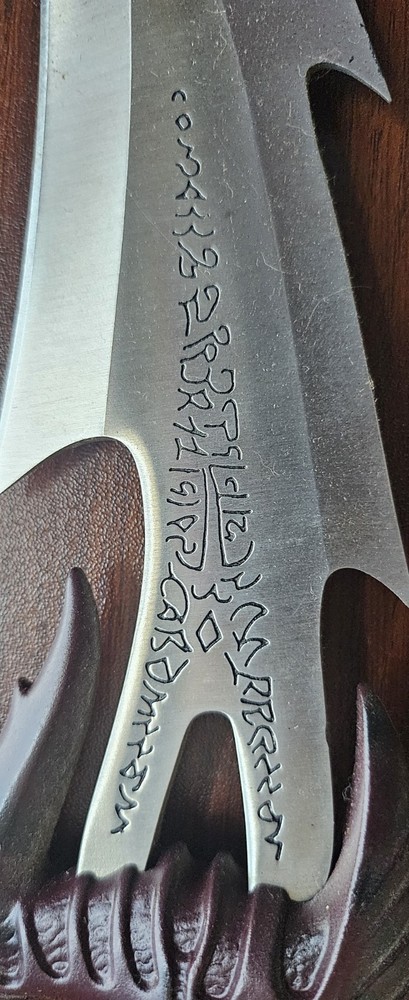 Fantasy Dragon Claw Dagger with Intricate Handle Design