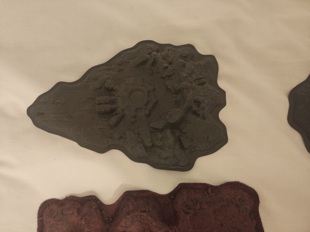 GAMES WORKSHOP WARHAMMER 40K TERRAIN SCENERY CRATERS X4