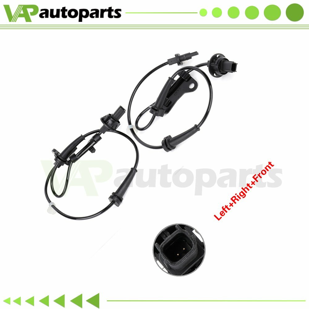 Fits 2009-2013 Fits Honda Fit Pair 2 Front ABS Speed Sensor Driver & Passenger