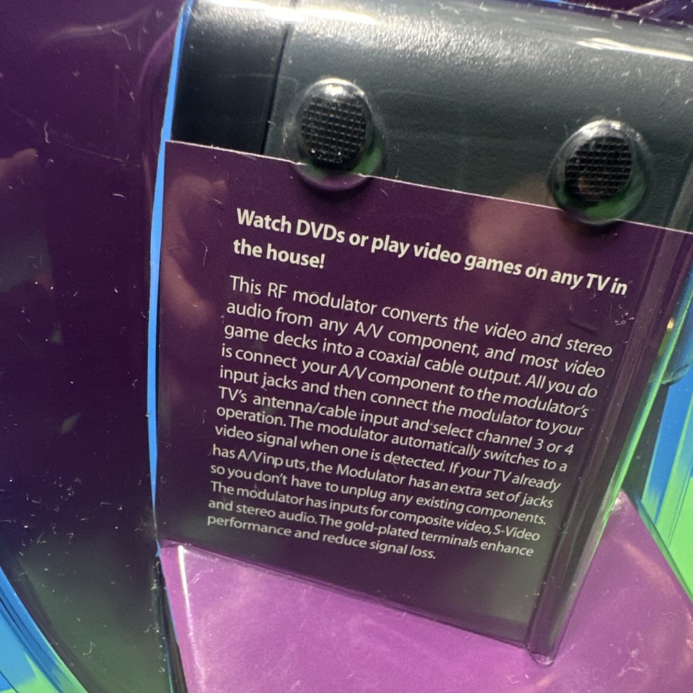 RadioShack Video Component Adapter RF Modulator 15-2526