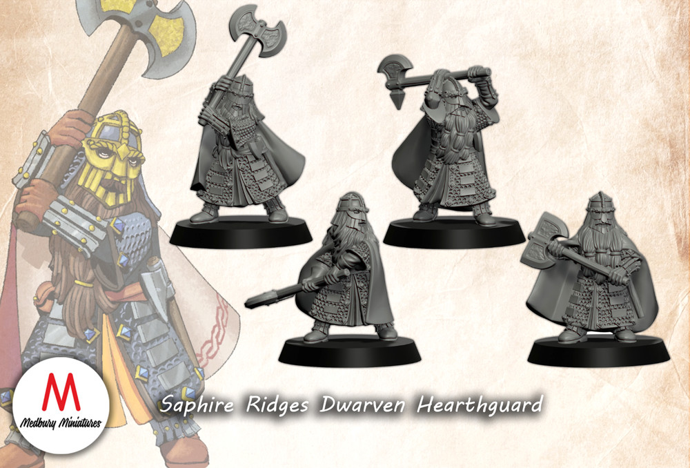 LOTR Saphire Ridges Dwarven Hearthguard