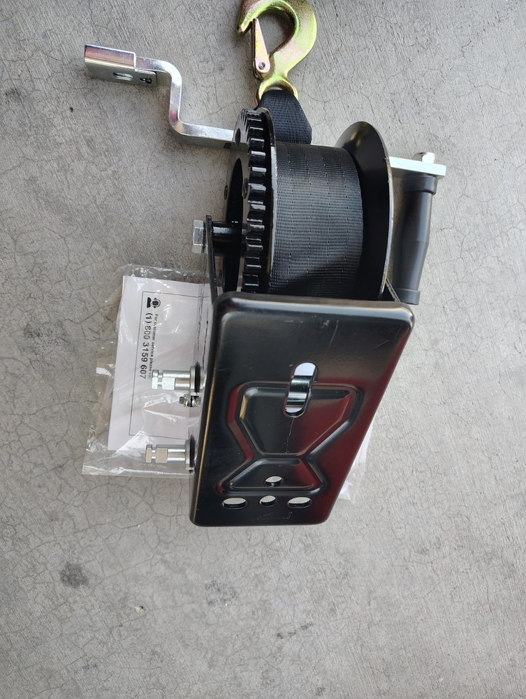 Brevox HW-2000 Hand Winch Utility Manual Steel Black 2000 lbs Pull Capacity