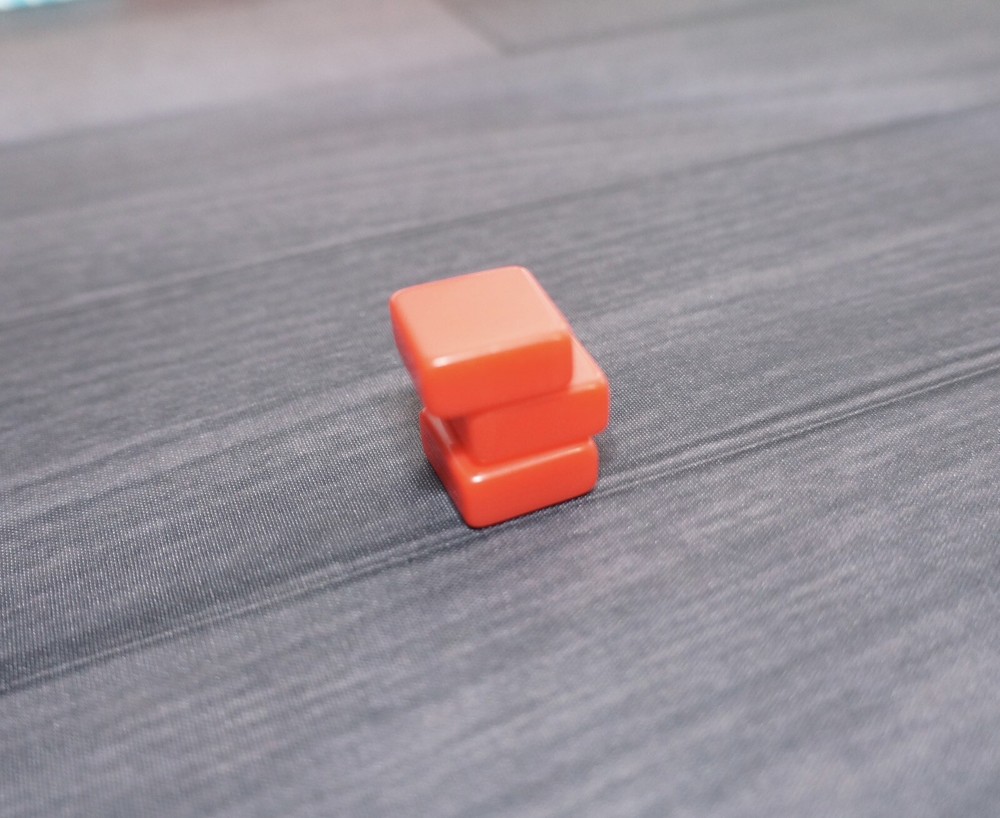 Azul | Plain Red Resin Tiles x3 | Official Replacement/Extra Game Pieces