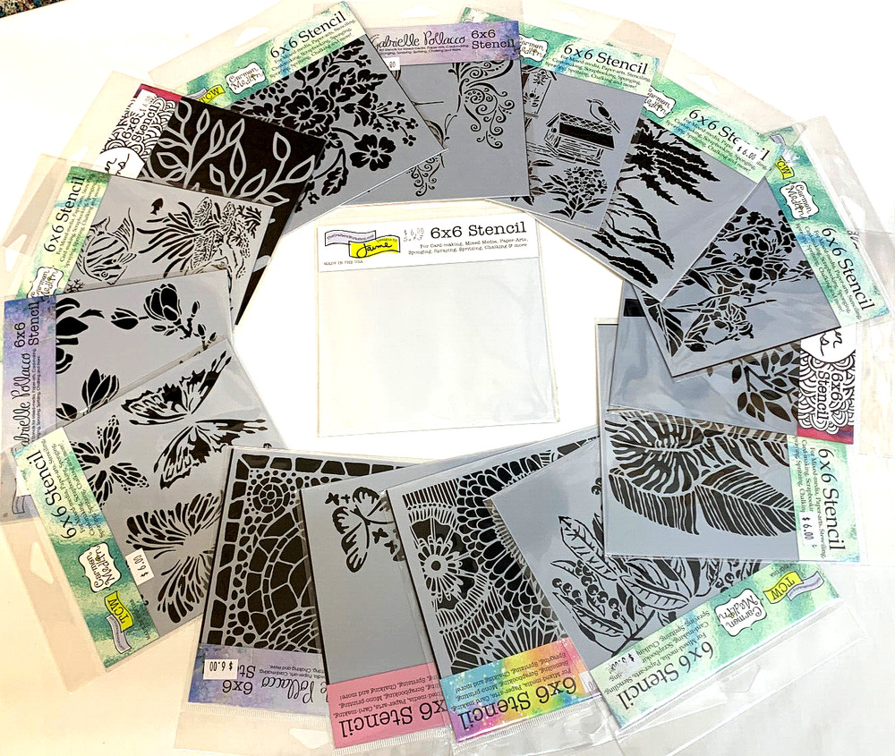 NEW ~ The Crafters Workshop 6" X 6" Plastic Template Stencil (Multiple Listing)