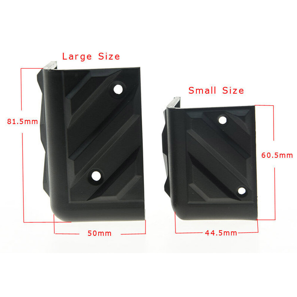 8/16PC Large AMP Amplifier Protector Corner Speaker Corners PA Cabinets Black