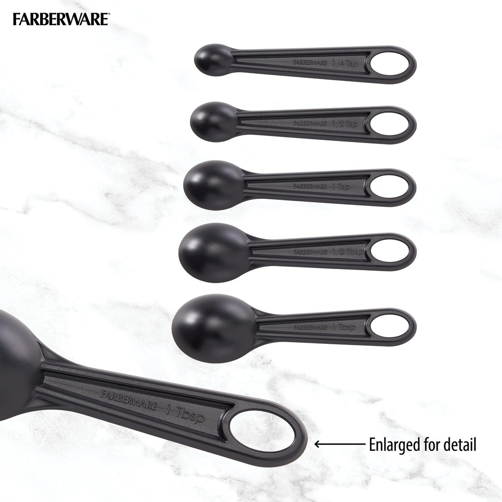 Professional 10 Piece Plastic Nesting Measuring Cup and Spoon Set