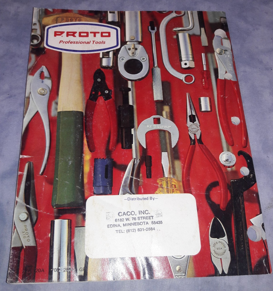 Proto Professional Tools Catalog 1976?
