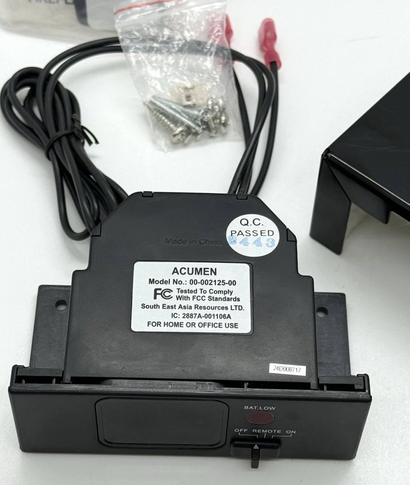 ACUMEN Timer Fireplace Remote Control with Thermostat