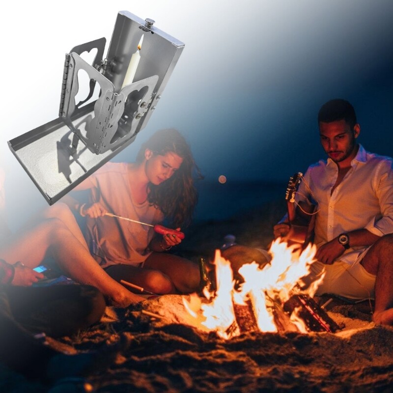 Folding Small Holder Pocket Lanterns Lamp for Various Outdoor Activity