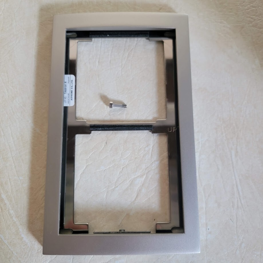 BRAND NEW Aiphone GF-2F 2-Module Front Frame & Backing plate