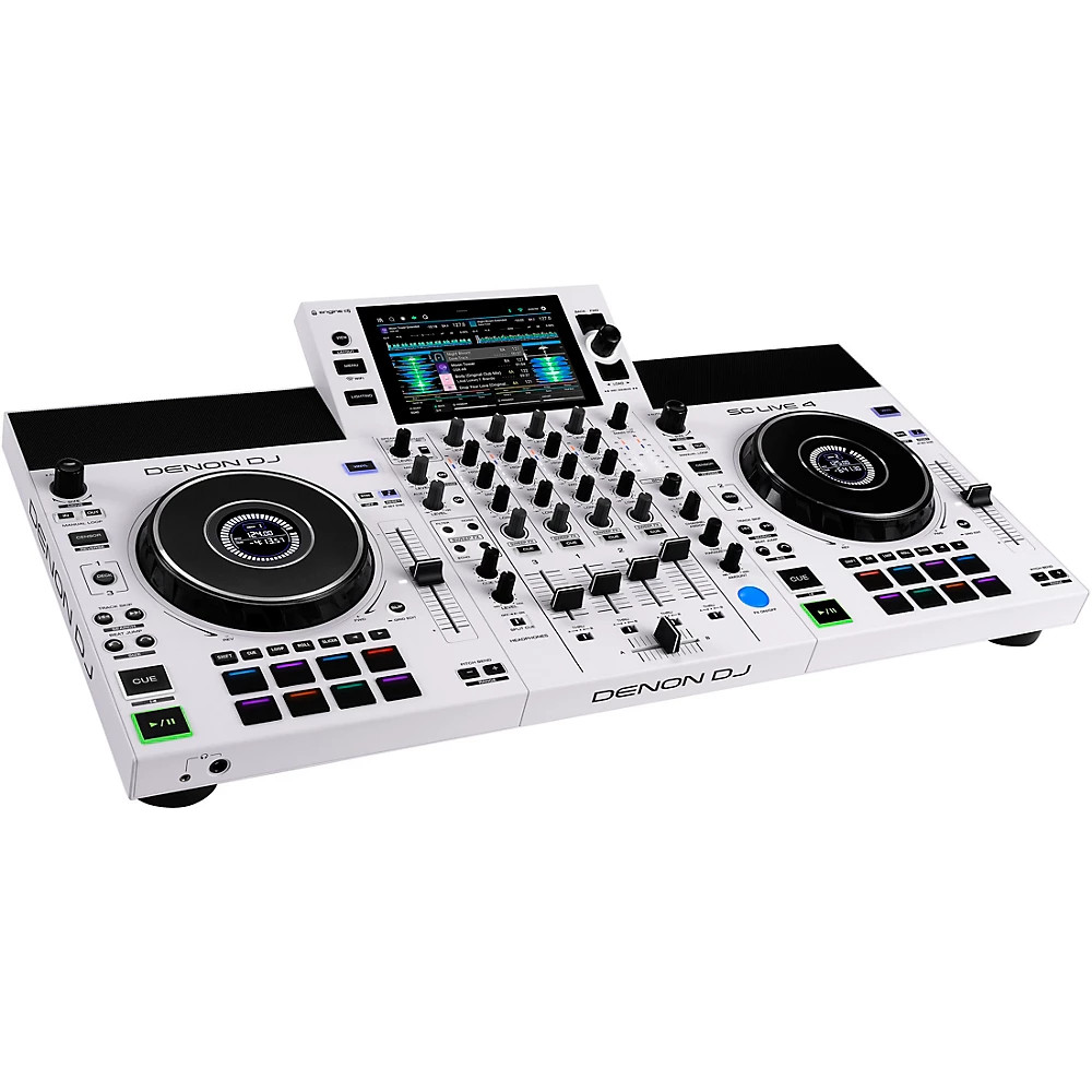 Denon DJ SC Live 4 4-Deck Standalone DJ System White