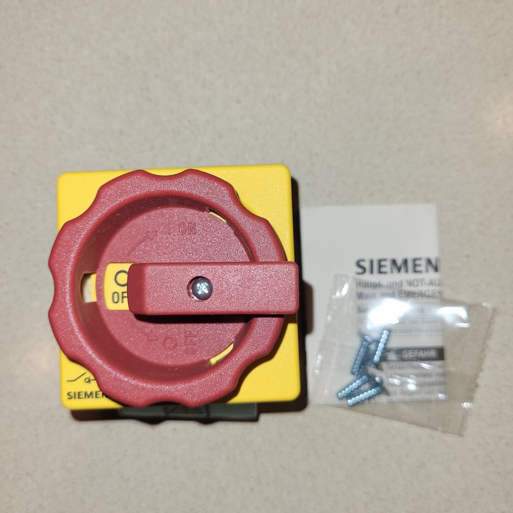 SIEMENS 3LD2103-0TK53 3 POLE EMERGENCY MAIN CONTROL POWER SWITCH PLC MODULE NEW