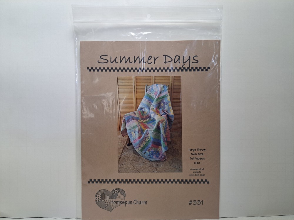 Homespun Charm Quilt Pattern - Summer Days #331