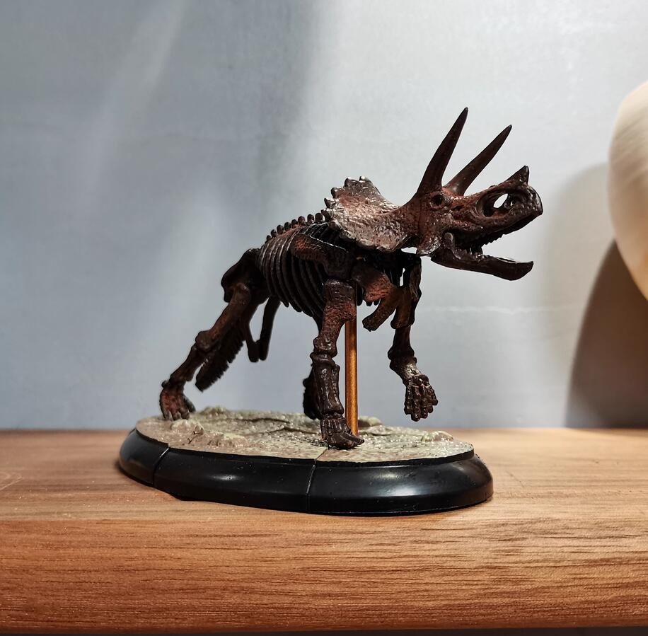 Triceratops Skeleton Model Dinosaur Model Statue Display Animal Model