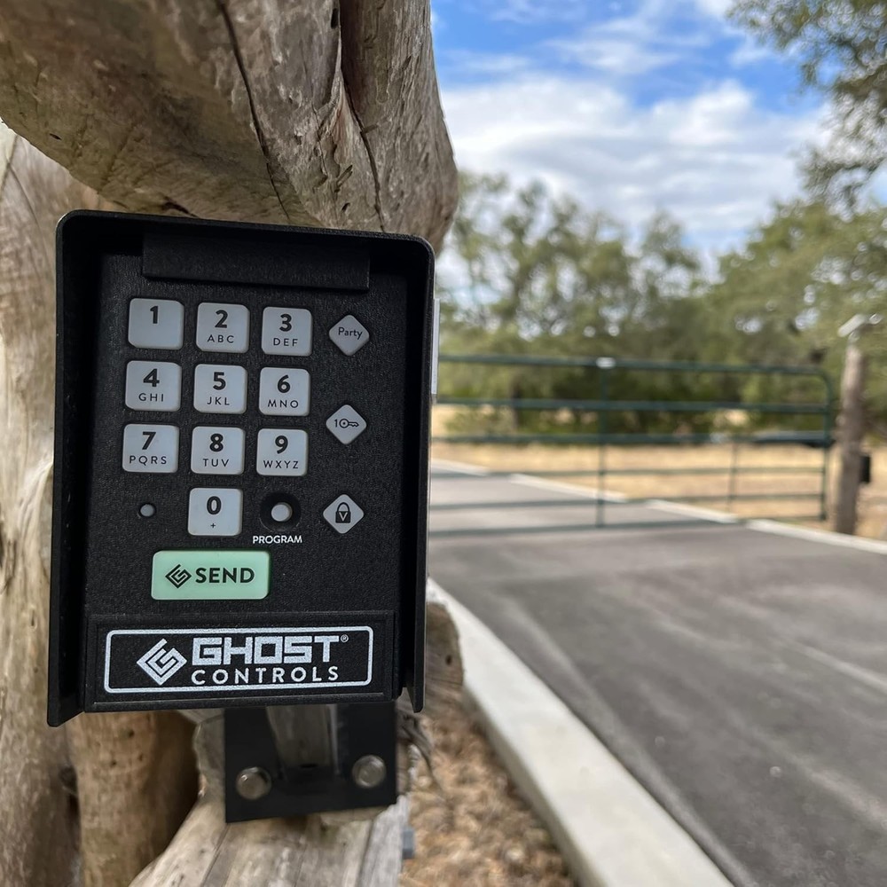 LED Backlit Wireless Keypad for All-Weather Gate Opener Systems - 60ft Range