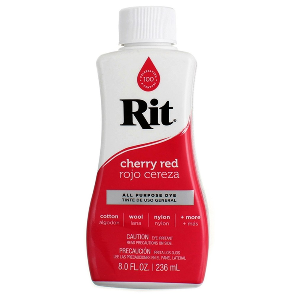 5 Pack Rit All Purpose Dye, Cherry Red, 8 fl oz