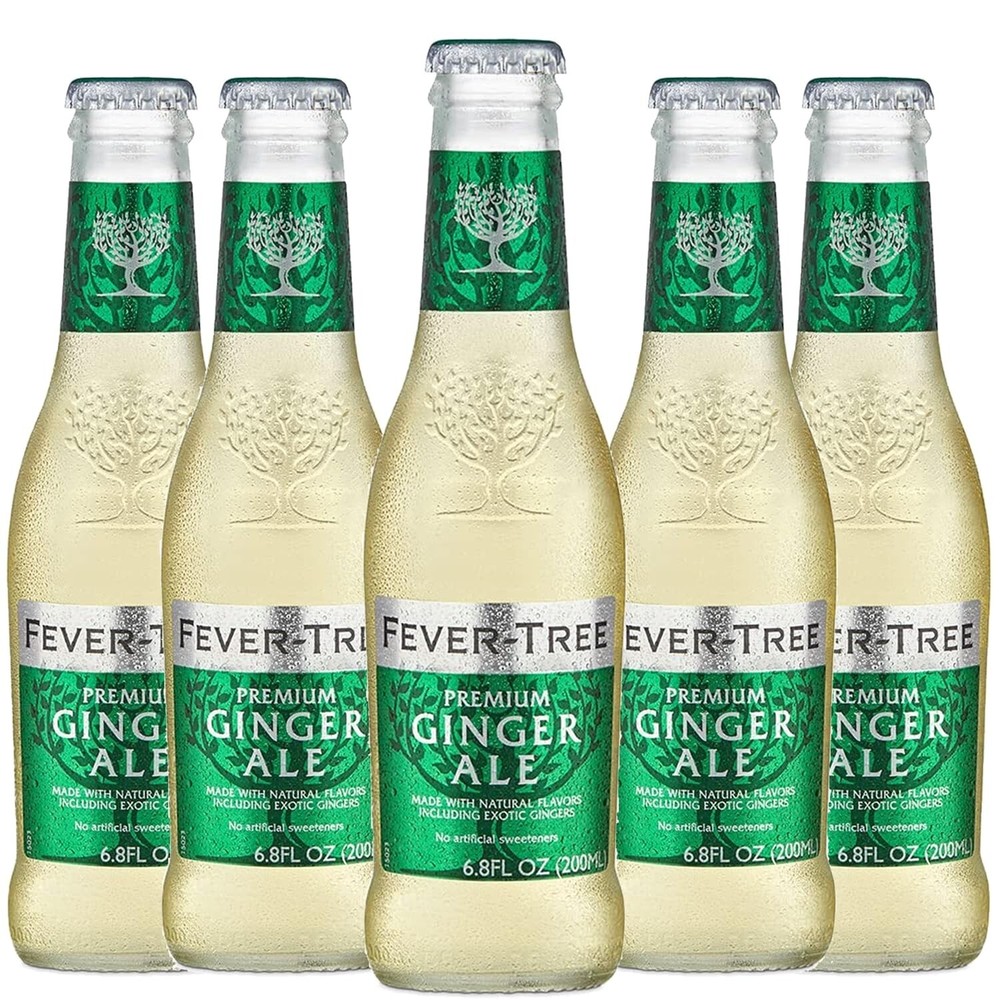 Fever Tree Premium Ginger Ale - Premium Quality Mixer and Soda - Refreshing B...