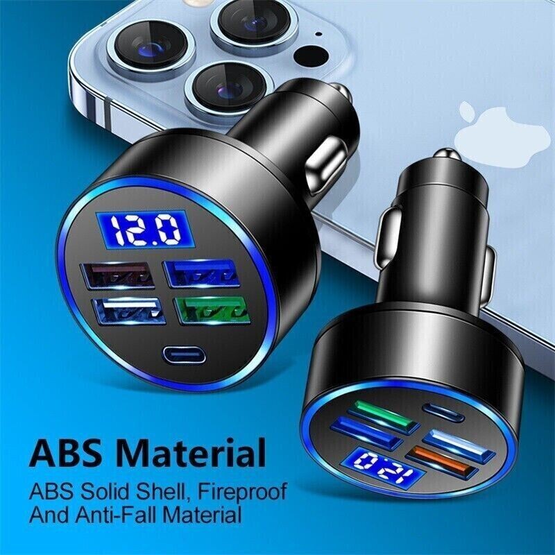 12V Digital LED Display Voltmeter Voltage Gauge Panel Meter For Car Motorcycle