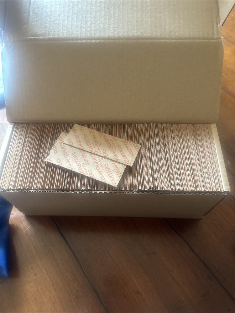 1000 Coin tubes  Rolls for quarters $10