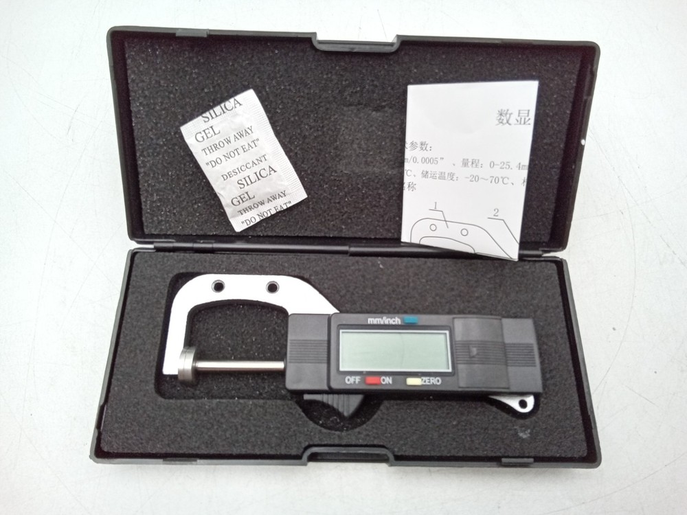 Digital Thickness Measuring Device 0-25mm Handheld Caliper