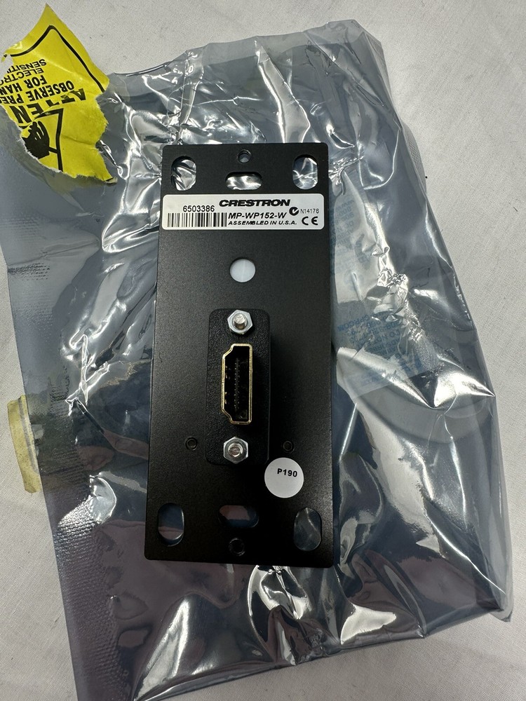 Crestron MP-WP152-W Media Presentation Wall Plate - HDMI