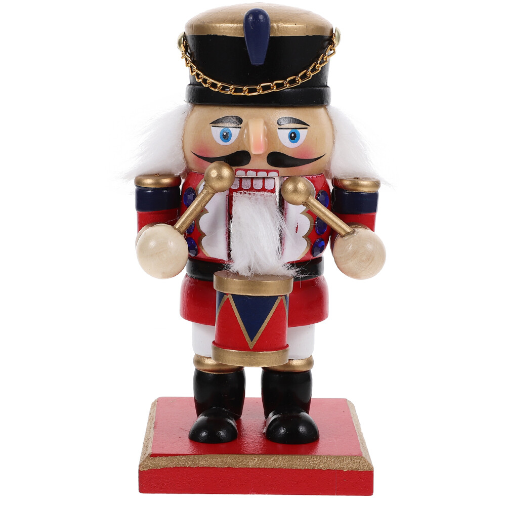 Christmas Nutcracker Decoration Xmas Puppet Ornament Nutcracker Figurine Holiday
