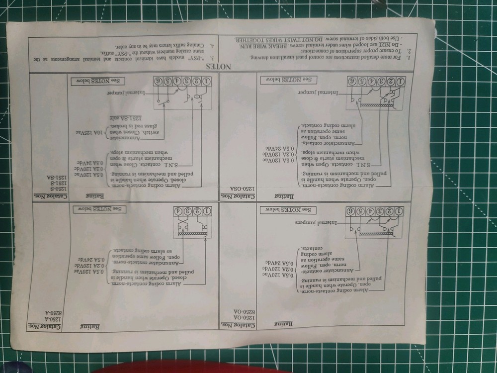 EDWARDS 1251-O Coded Fire Alarm Pull Station