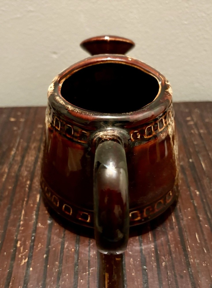 Foster Pottery Drip Glaze Ceramic Watering Can