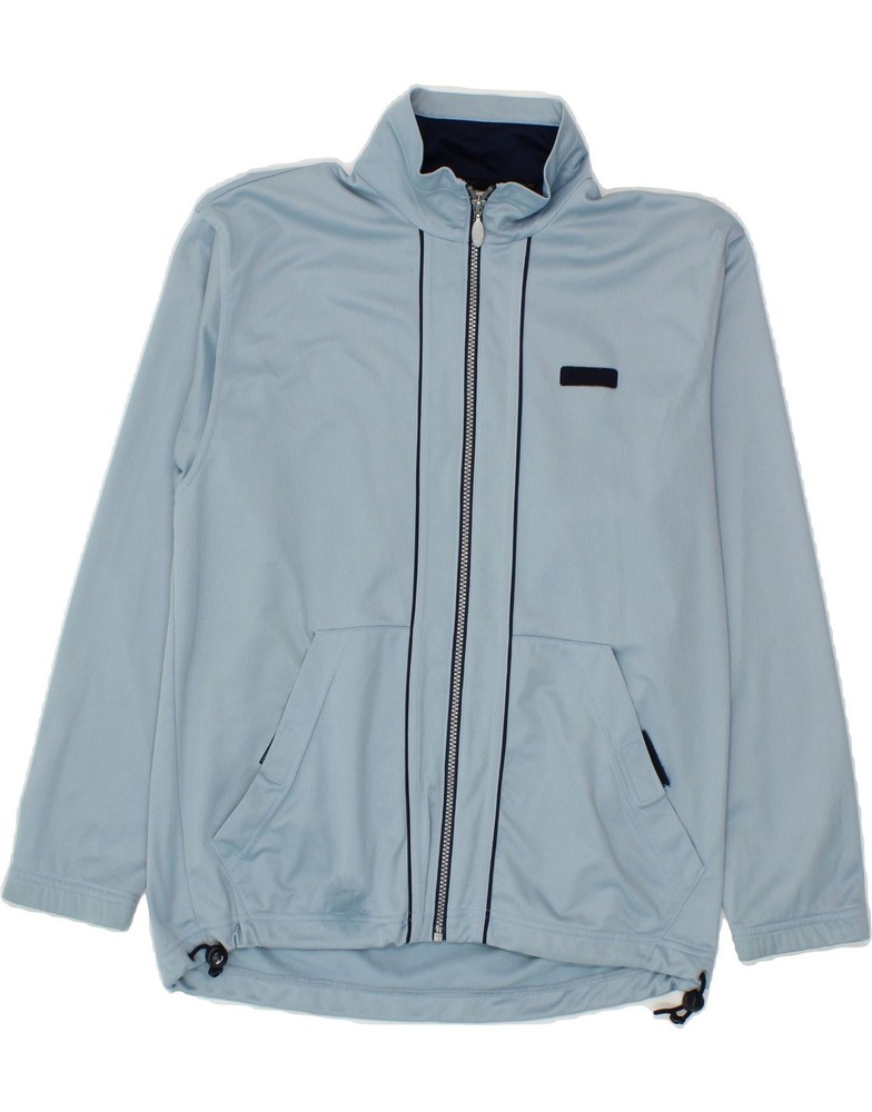 ASICS Mens Tracksuit Top Jacket XS Blue Polyester CV21