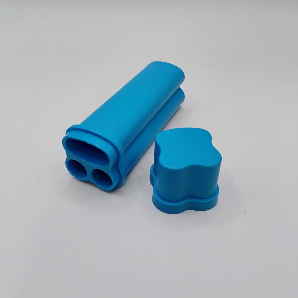 Tobacco container, grinder accessories (3 pc set) - BLUE
