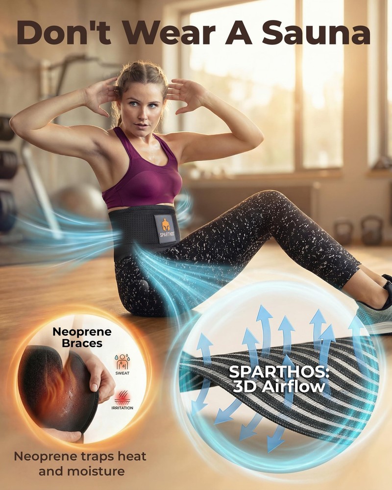 Sparthos Back Brace For Lower Back Pain - Immediate Relief From Sciatica